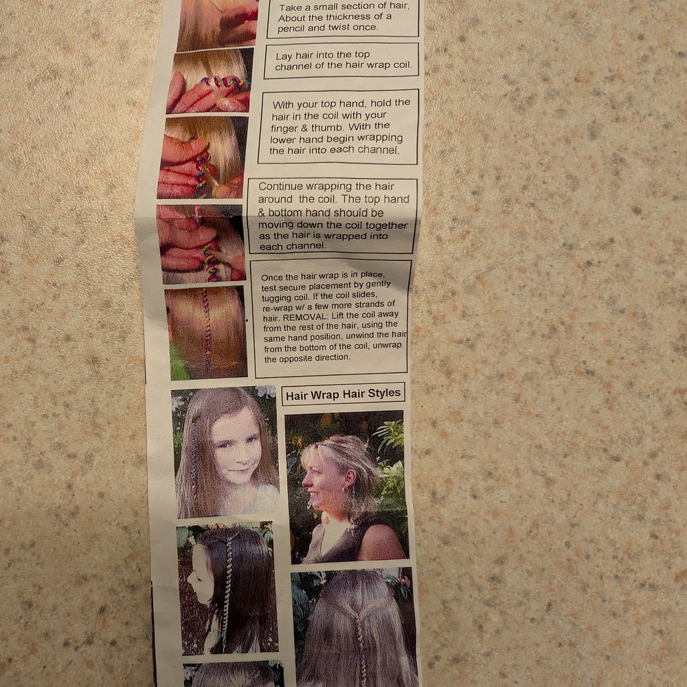 Colorful Hair Wrap with Sea Theme Charms! - Picture 3 of 4